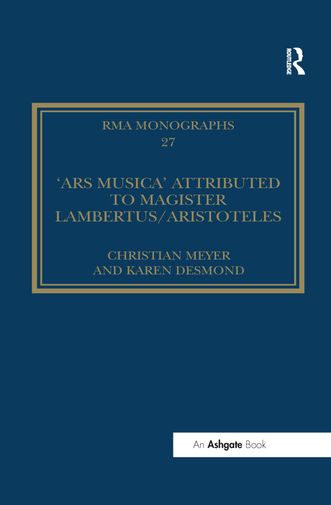 Cover: 9780367599140 | The 'Ars musica' Attributed to Magister Lambertus/Aristoteles | Buch