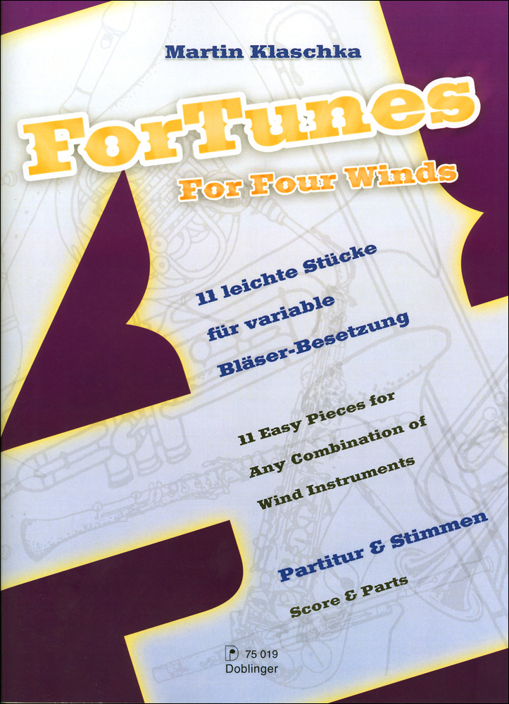 Cover: 9790012192350 | Fortunes. For Four Winds | Martin Klaschka | Stimmensatz