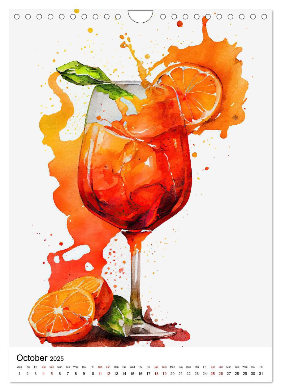 Bild: 9781325998920 | Artistic cocktails (Wall Calendar 2025 DIN A4 portrait), CALVENDO...