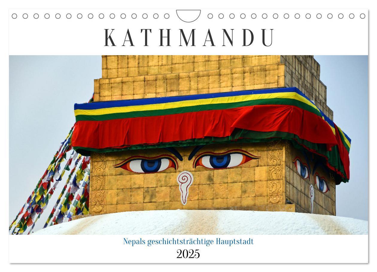 Cover: 9783383828058 | KATHMANDU, Nepals Hauptstadt (Wandkalender 2025 DIN A4 quer),...