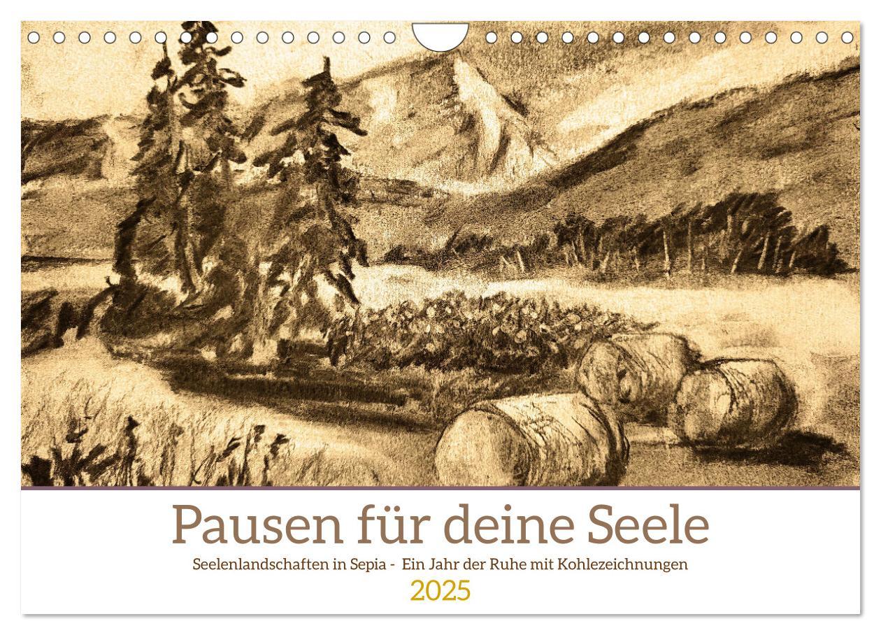 Cover: 9783383802331 | Pausen für deine Seele - Seelenlandschaften in Sepia - Ein Jahr der...