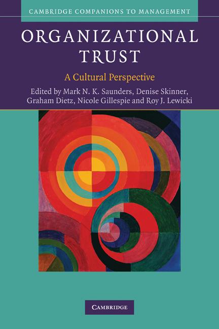 Cover: 9780521737791 | Organizational Trust | Mark N. K. Saunders (u. a.) | Taschenbuch