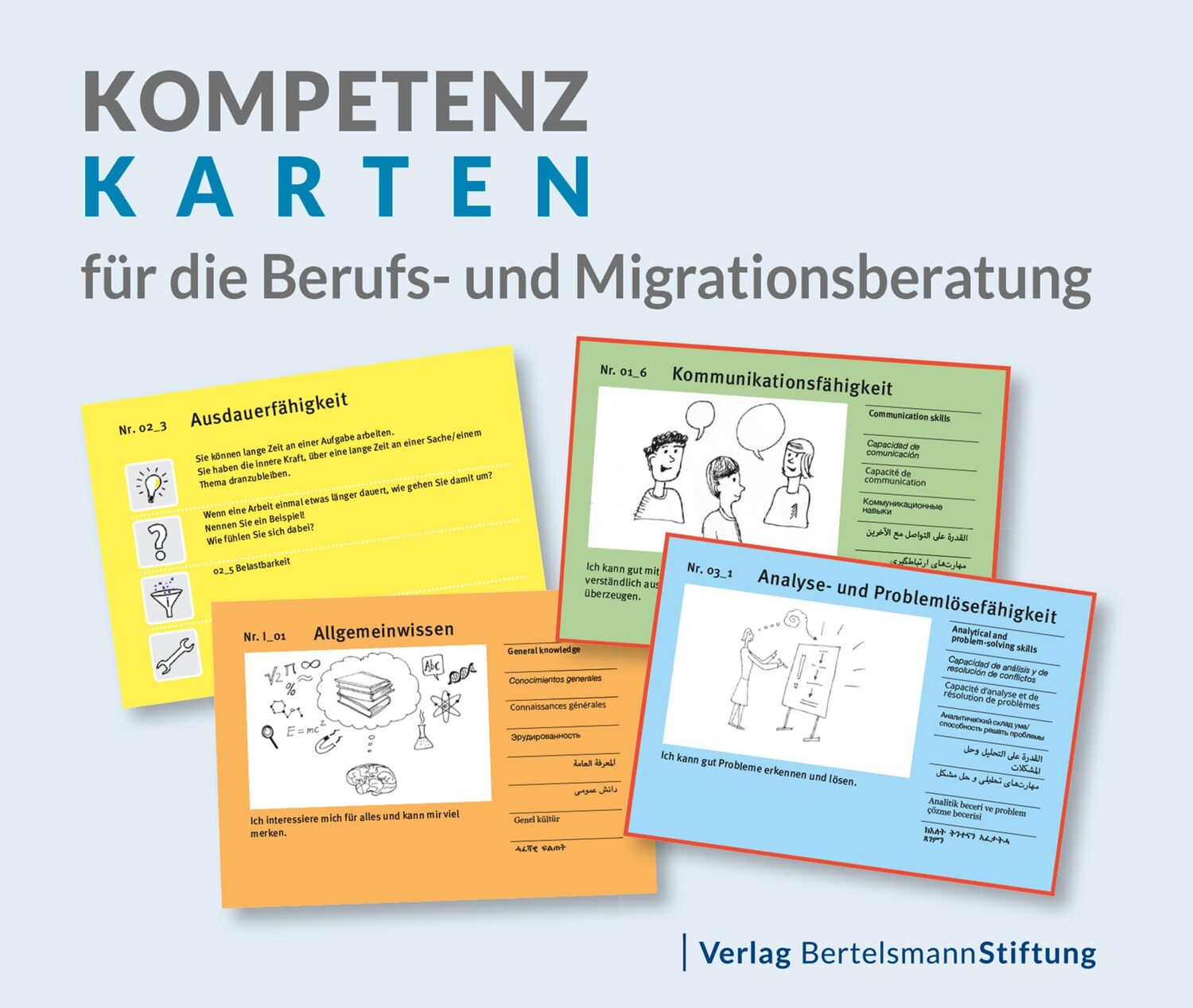 Cover: 9783867938518 | Kompetenzkarten für die Berufs- und Migrationsberatung | Stiftung