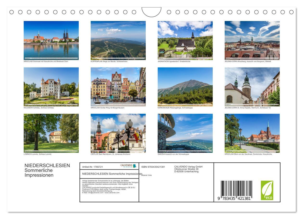 Bild: 9783435421381 | NIEDERSCHLESIEN Sommerliche Impressionen (Wandkalender 2025 DIN A4...