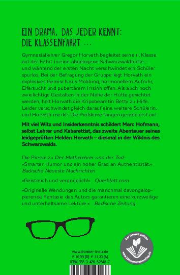 Rückseite: 9783426525487 | Horvath und die verschwundenen Schüler | Marc Hofmann | Taschenbuch