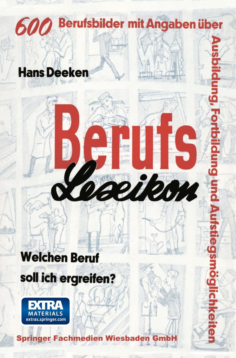 Cover: 9783663004400 | Berufs - Lexikon | Hans Deeken | Taschenbuch | 423 S. | Deutsch