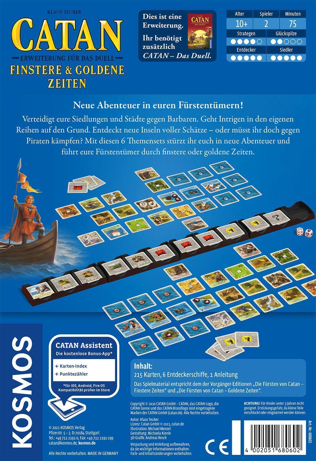 Bild: 4002051680602 | Catan - Das Duell - Erweiterung | Klaus Teuber | Spiel | 680602 | 2021