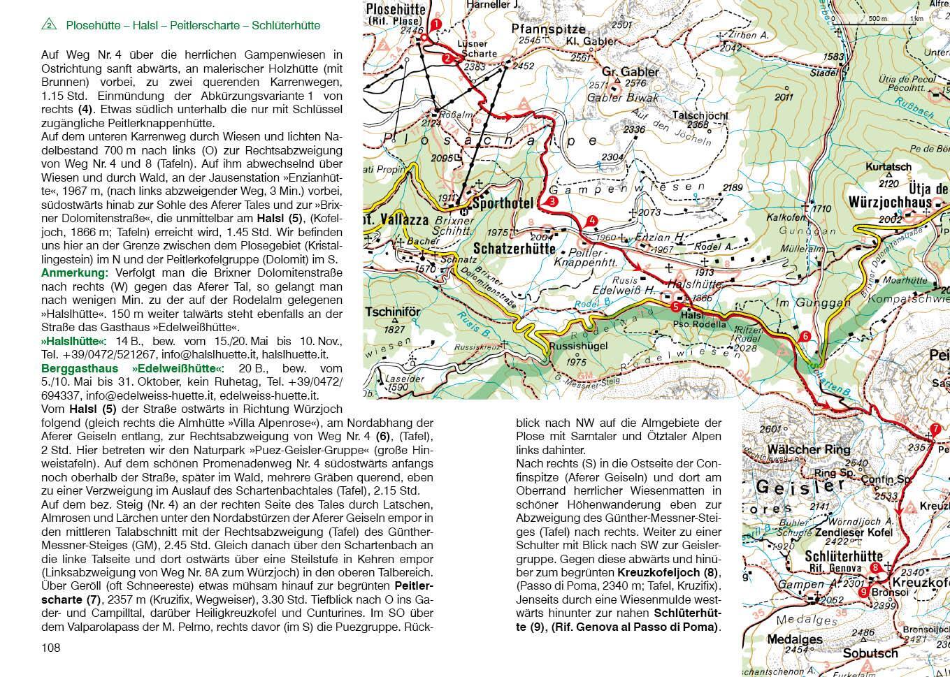 Bild: 9783763331031 | Dolomiten Höhenwege 1-3 | Alle Etappen. Mit GPS-Tracks | Hauleitner