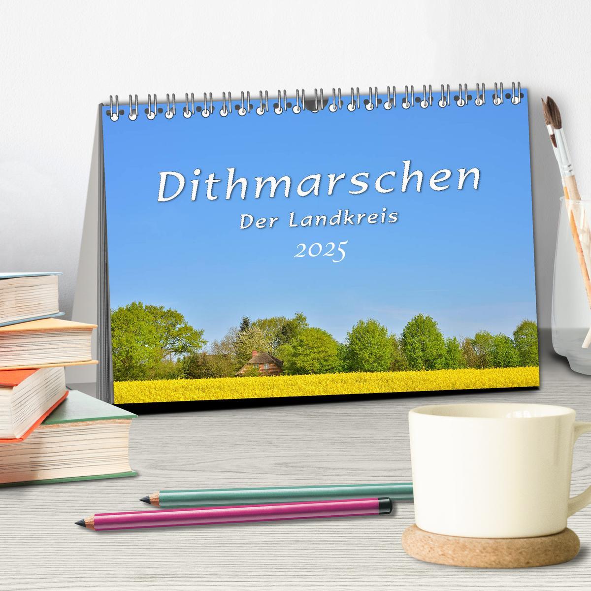 Bild: 9783435740383 | Dithmarschen - Der Landkreis (Tischkalender 2025 DIN A5 quer),...