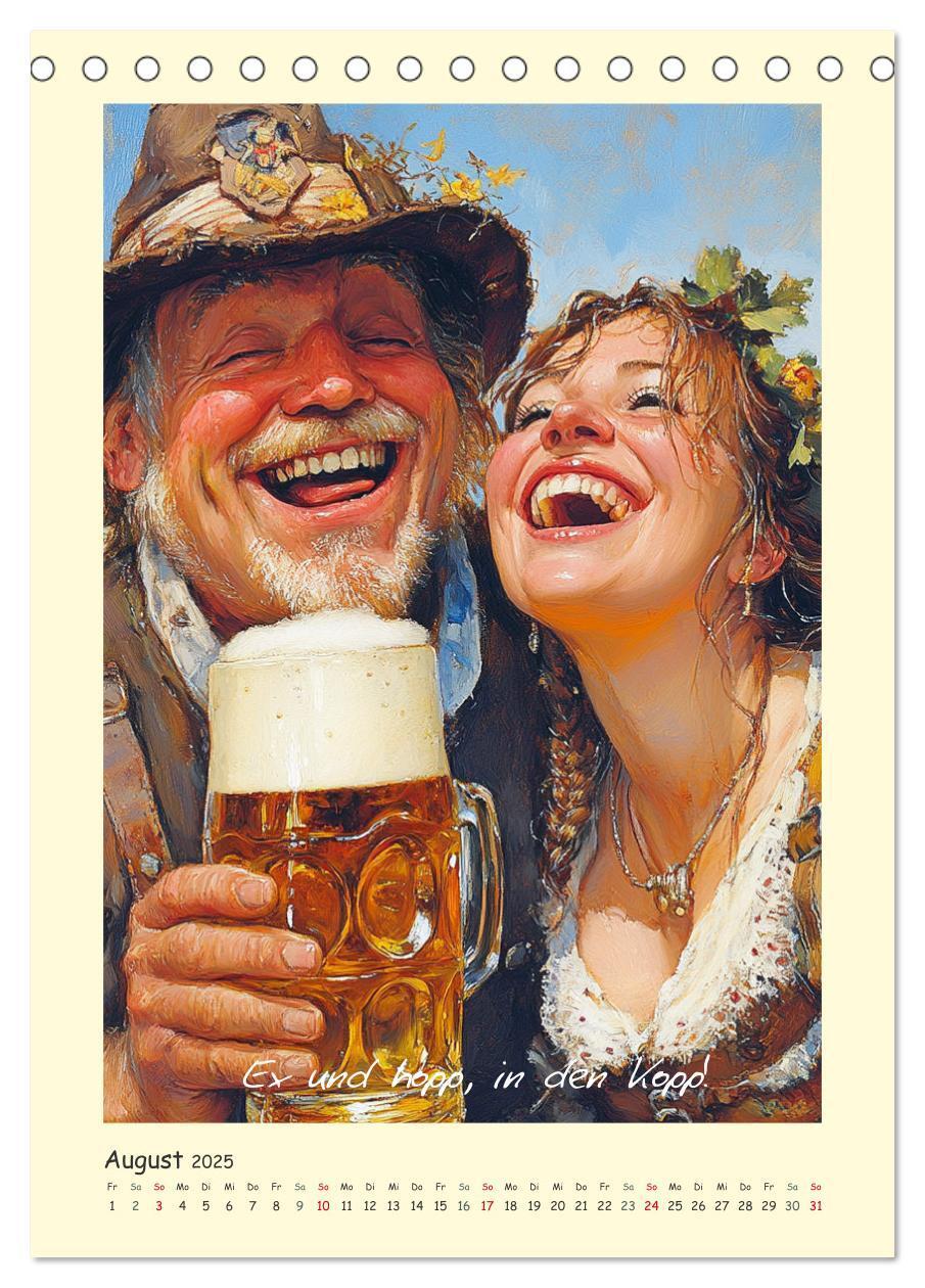 Bild: 9783457189955 | Bier, Bäuche, Sprüche. Spaß mit Hopfen und Malz (Tischkalender 2025...