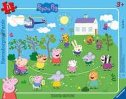 Cover: 4005556056972 | Ravensburger Kinderpuzzle 05697 - Seilspringen mit Peppa Wutz - 11...