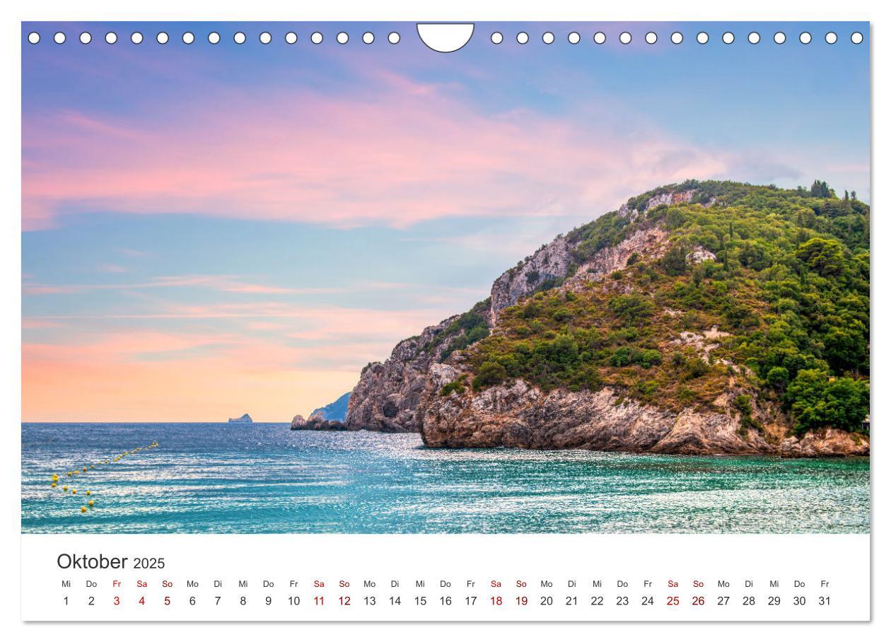 Bild: 9783383938115 | Korfu - Die paradiesische Insel im Mittelmeer. (Wandkalender 2025...