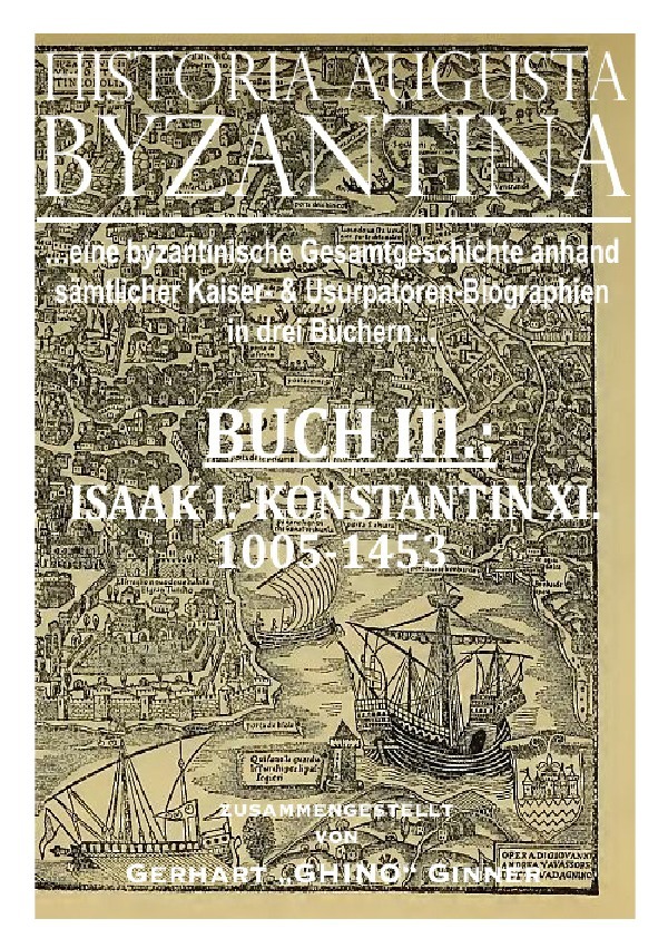 Cover: 9783741877087 | HISTORIA AUGUSTA BYZANTINA Buch III. | gerhart ginner | Taschenbuch