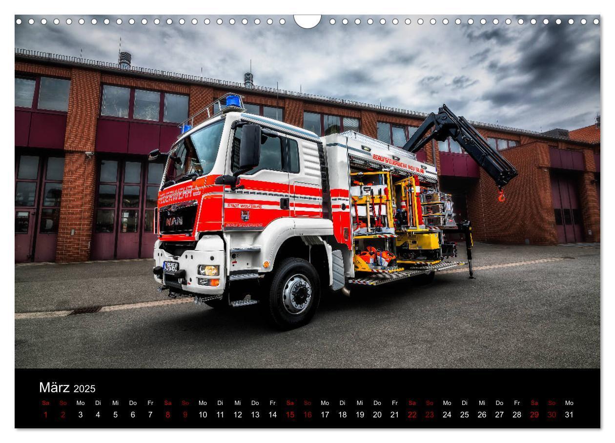 Bild: 9783435422234 | Feuerwehr und Rettungsdienst (Wandkalender 2025 DIN A3 quer),...