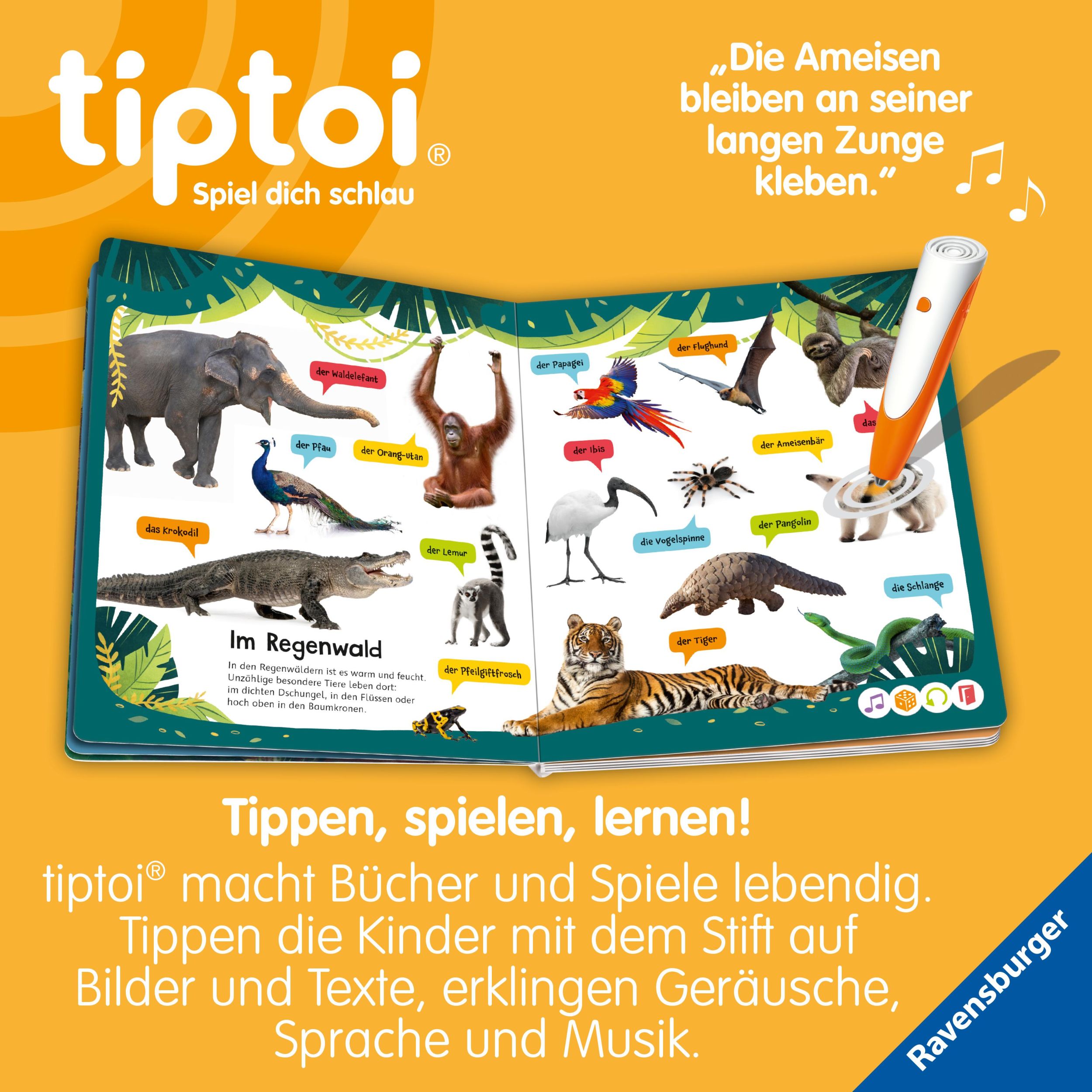 Bild: 9783473493036 | tiptoi® - Kennst du diese Tiergeräusche? | Buch | tiptoi® | 24 S.