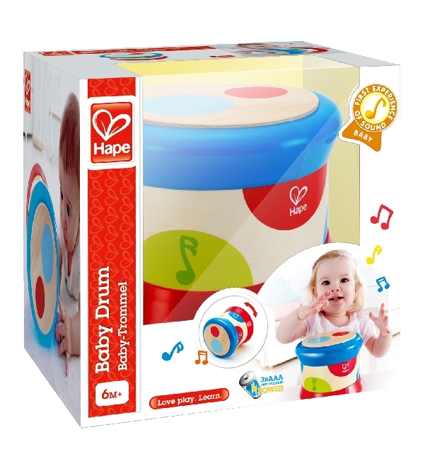 Cover: 6943478017726 | Hape Baby-Trommel | E0333 | 2018 | Toynamics Europe