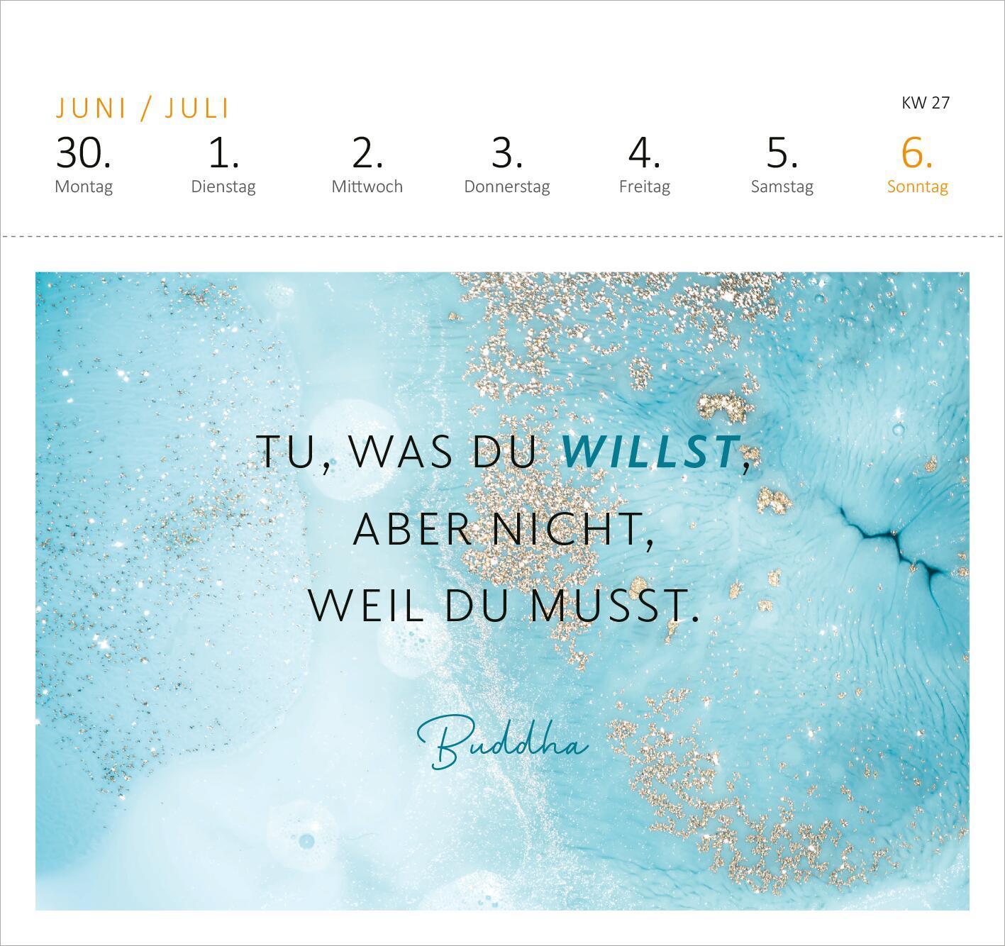 Bild: 4014489132882 | Postkartenkalender Vom Glück der Einfachheit 2025 | Kalender | 108 S.