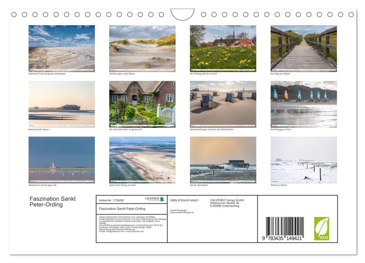 Bild: 9783435149421 | Faszination Sankt Peter-Ording (Wandkalender 2025 DIN A4 quer),...