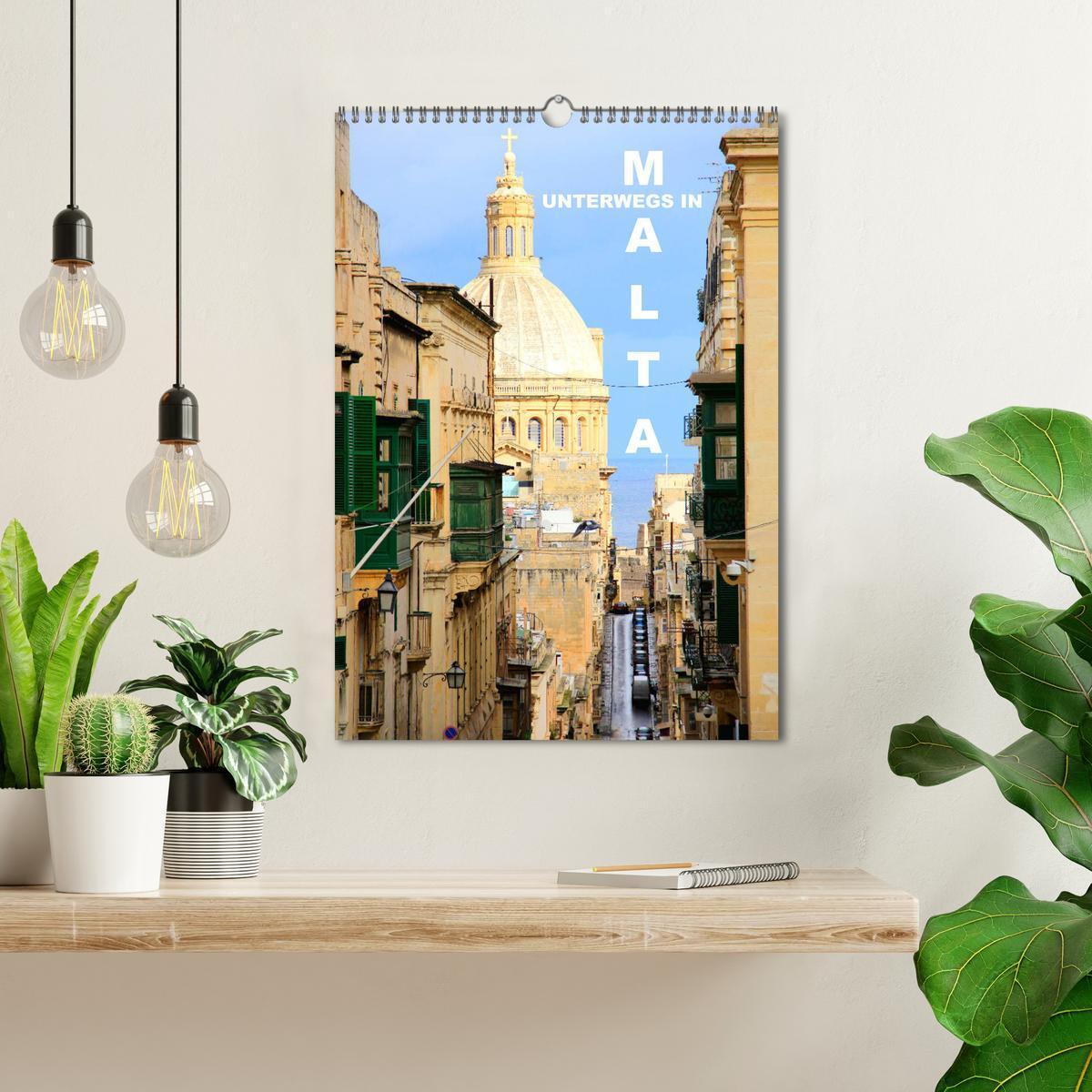 Bild: 9783457044247 | Unterwegs in Malta (Wandkalender 2025 DIN A3 hoch), CALVENDO...