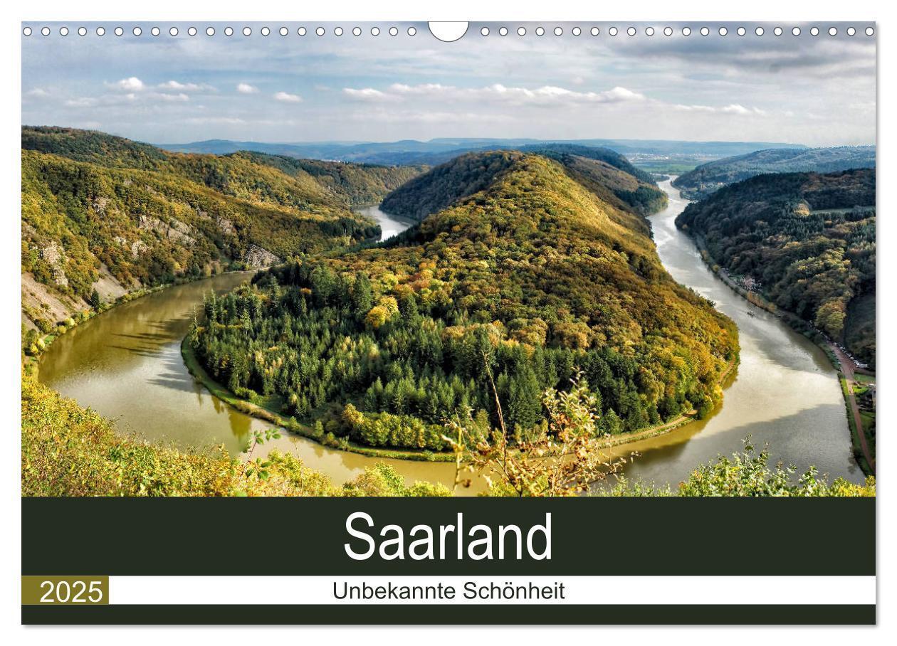 Cover: 9783435610228 | Saarland - unbekannte Schönheit (Wandkalender 2025 DIN A3 quer),...