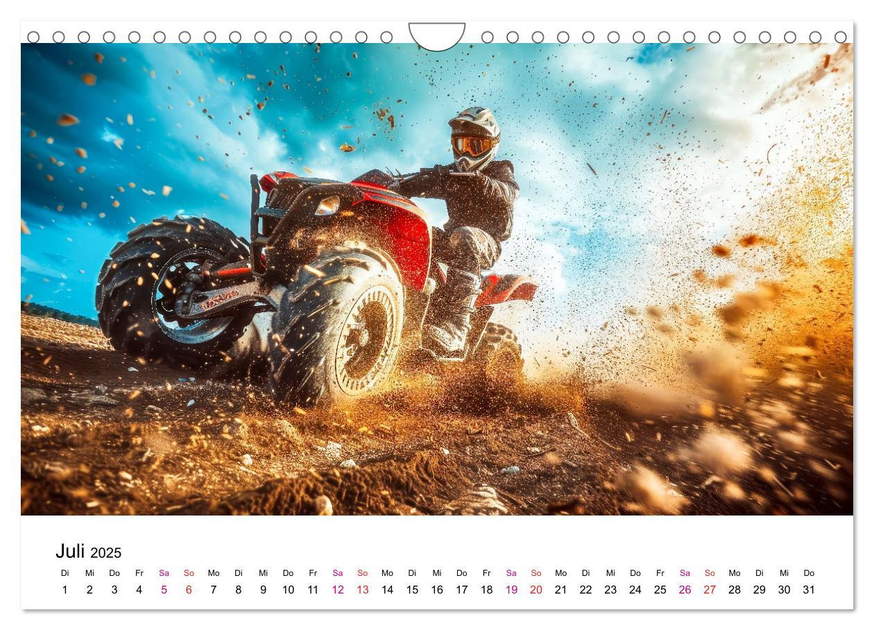 Bild: 9783457146651 | Quad Erlebnisse (Wandkalender 2025 DIN A4 quer), CALVENDO...