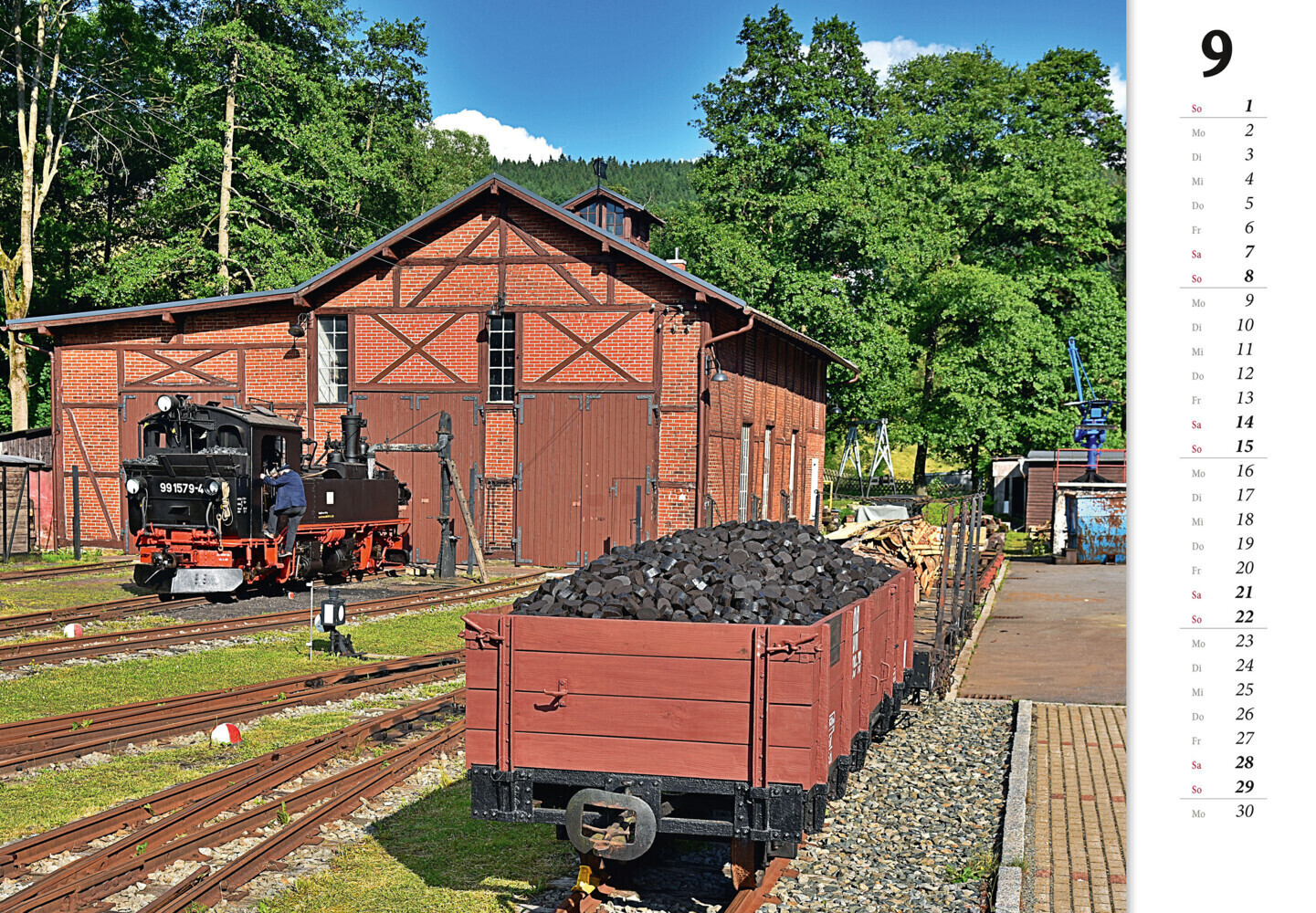 Bild: 9783964536396 | Schmalspurbahnen 2024 | zwischen Ostsee und Erzgebirge | Kalender