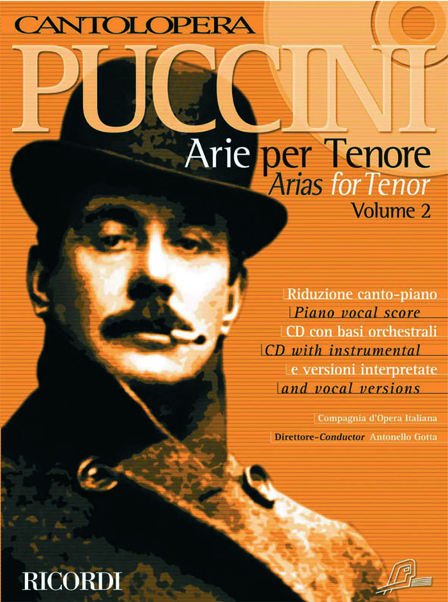 Cover: 9790041398341 | Cantolopera: Puccini Arie Per Tenore 2 | Giacomo Puccini | 2007