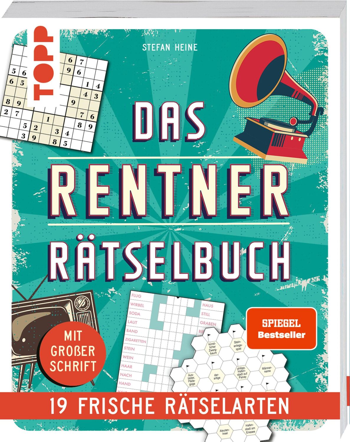 Cover: 9783735852359 | Das Rentner-Rätselbuch - 19 frische Rätselarten mit Nostalgie-Effekt.