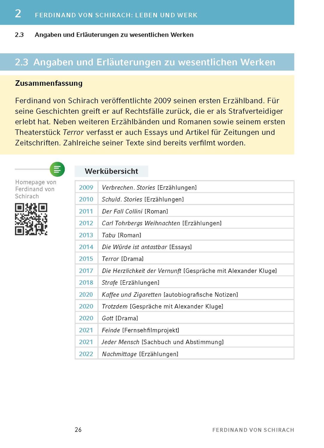 Bild: 9783804420946 | Terror - Textanalyse und Interpretation | Ferdinand von Schirach