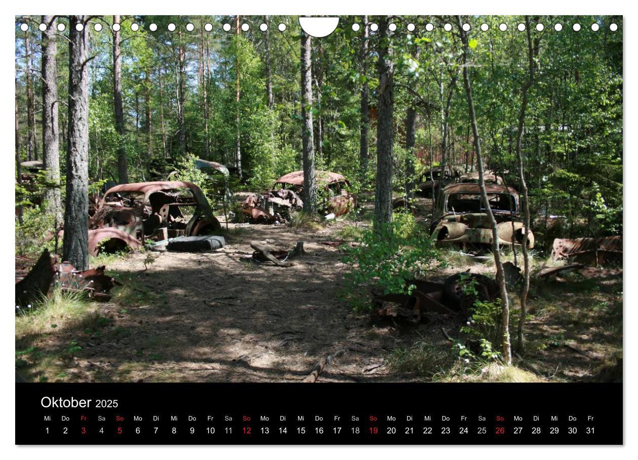 Bild: 9783435805907 | Schrottautos im Kyrkö Mosse (Wandkalender 2025 DIN A4 quer),...