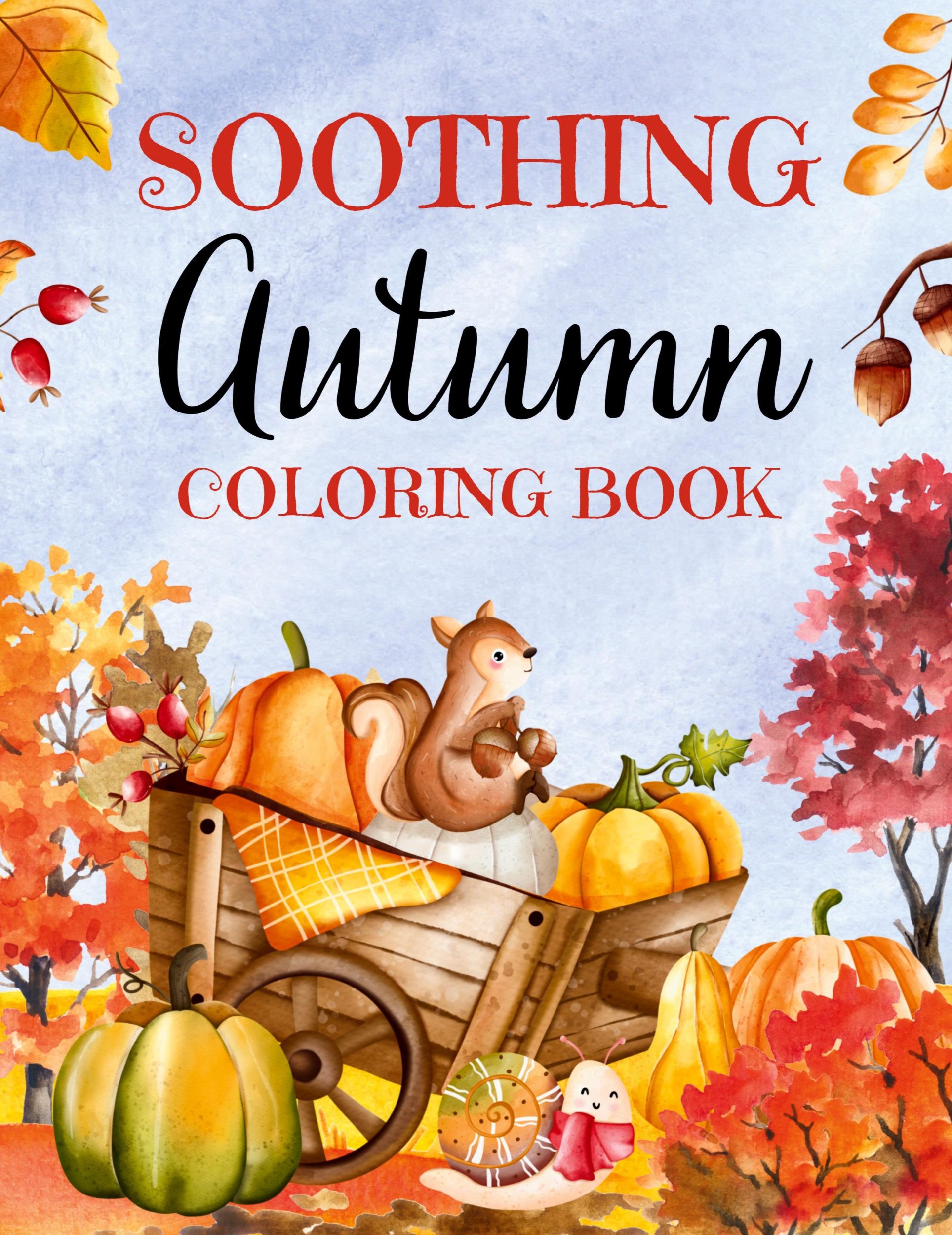 Cover: 9781923108059 | Soothing Autumn Coloring Book | Upgraded Books | Taschenbuch | 2023