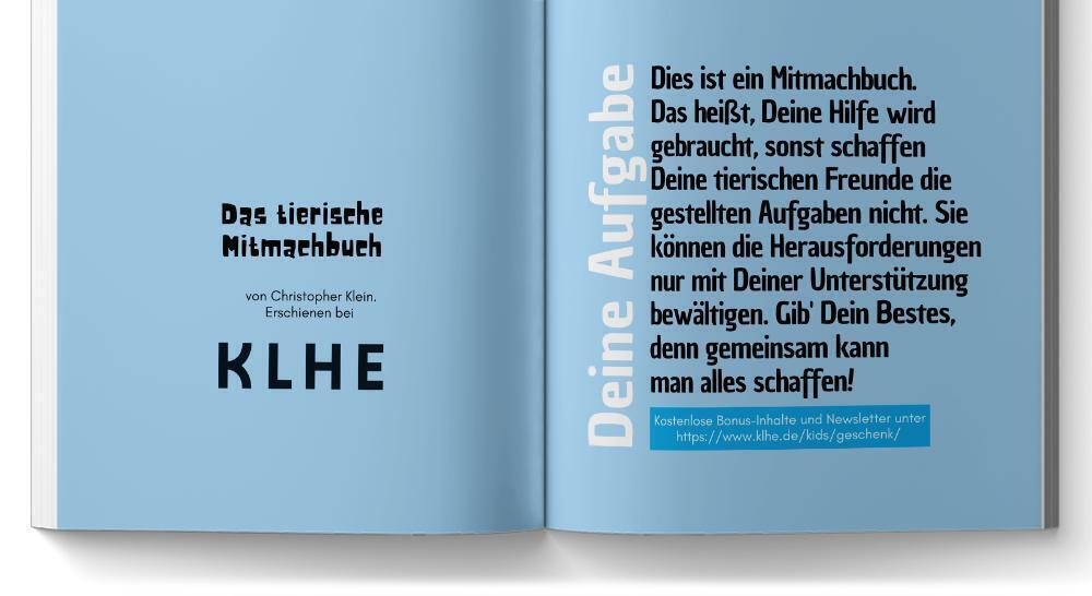 Bild: 9783985380800 | Das tierische Mitmachbuch | Christopher Klein | Taschenbuch | 41 S.