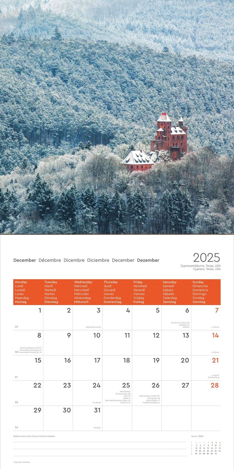 Bild: 9783965914087 | Deutschland - KUNTH Broschurkalender 2025 | Kalender | 28 S. | Deutsch