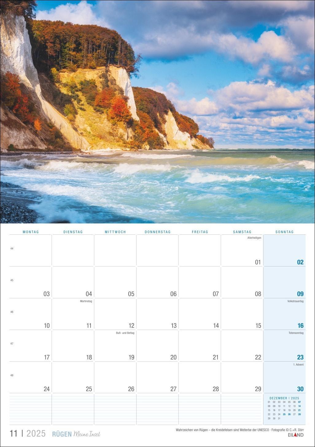 Bild: 9783964023483 | Rügen ...meine Insel Kalender 2025 | Eiland | Kalender | 13 S. | 2025