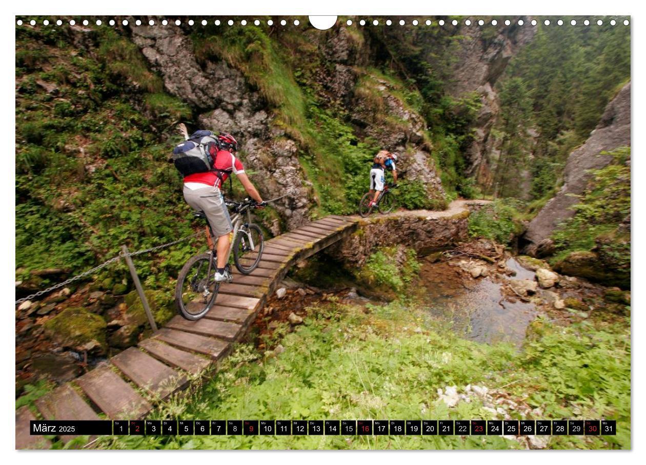 Bild: 9783435833511 | Mountainbike Spirit 2025 (Wandkalender 2025 DIN A3 quer), CALVENDO...