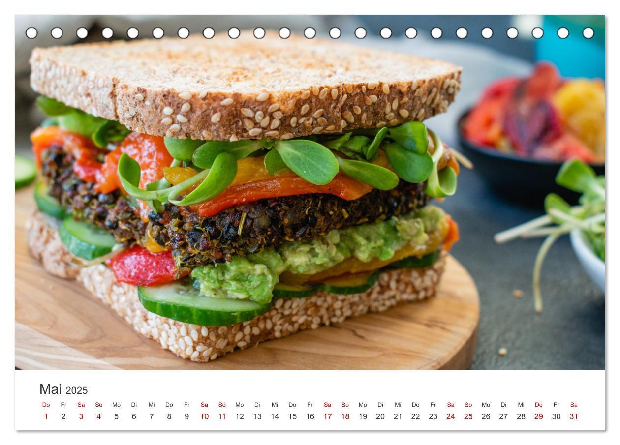 Bild: 9783383936203 | Vegan - Mmmh lecker! (Tischkalender 2025 DIN A5 quer), CALVENDO...