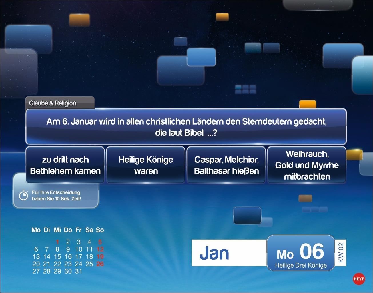 Bild: 9783756408900 | Quizduell Olymp Tagesabreißkalender 2025 | Kalender | 320 S. | Deutsch