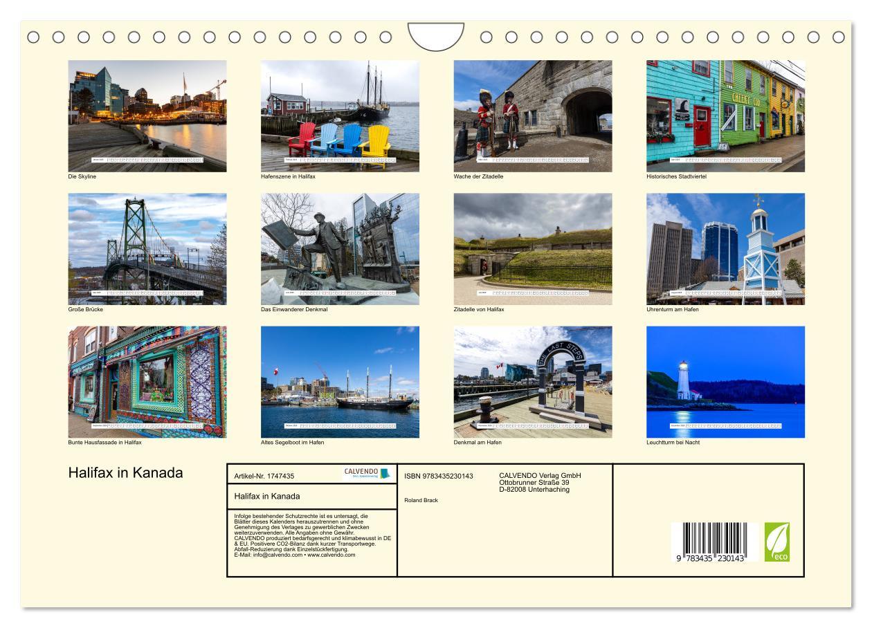 Bild: 9783435230143 | Halifax in Kanada (Wandkalender 2025 DIN A4 quer), CALVENDO...