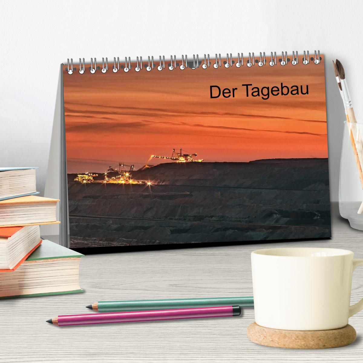 Bild: 9783435598854 | Der Tagebau (Tischkalender 2025 DIN A5 quer), CALVENDO Monatskalender