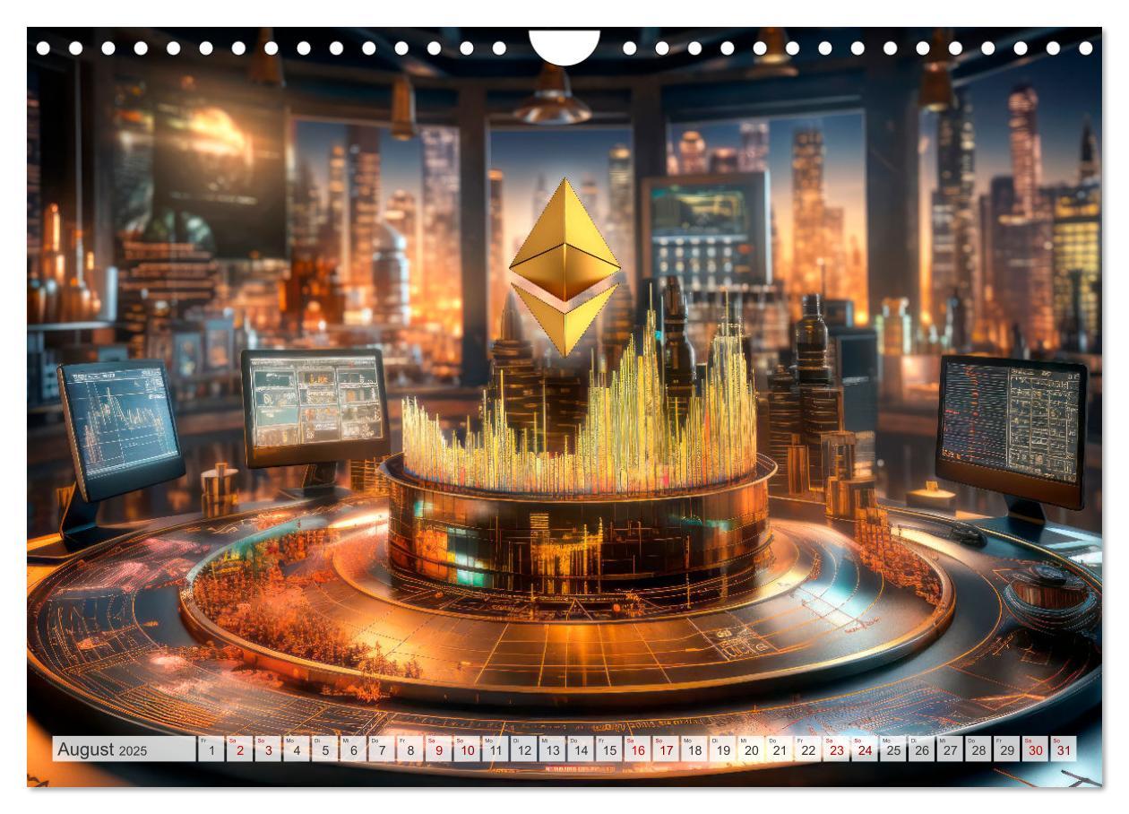 Bild: 9783383843044 | Krypto und Blockchain (Wandkalender 2025 DIN A4 quer), CALVENDO...