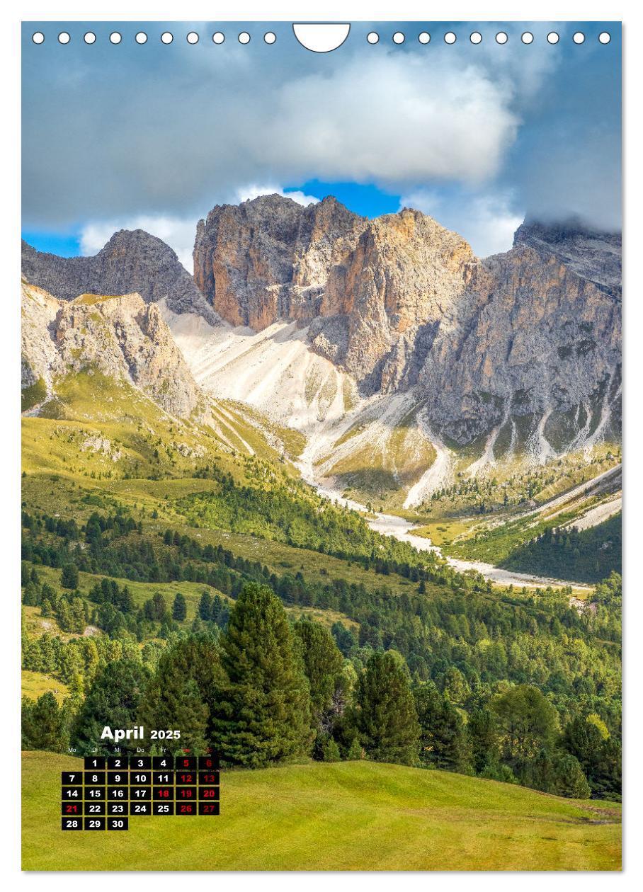 Bild: 9783435904167 | Südtirol, das Wanderparadies (Wandkalender 2025 DIN A4 hoch),...