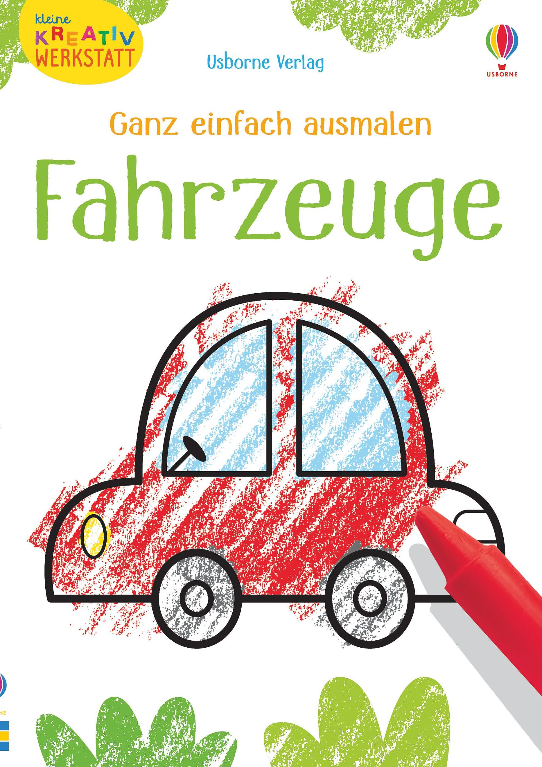 Cover: 9781789413571 | Kleine Kreativ-Werkstatt - Ganz einfach ausmalen: Fahrzeuge | Robson