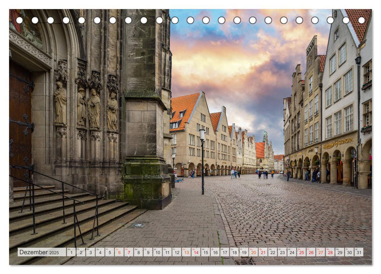 Bild: 9783435213030 | Münster Impressionen (Tischkalender 2025 DIN A5 quer), CALVENDO...