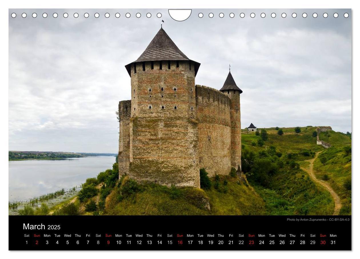 Bild: 9781325961511 | Monuments of Ukraine 2025 (Wall Calendar 2025 DIN A4 landscape),...