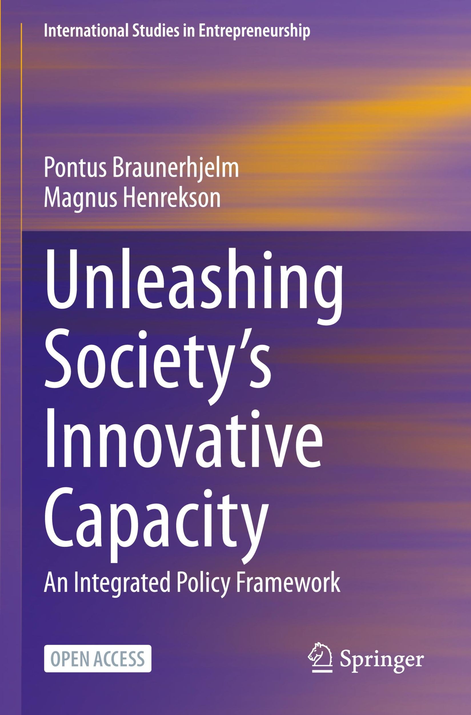 Cover: 9783031427589 | Unleashing Society¿s Innovative Capacity | Magnus Henrekson (u. a.)