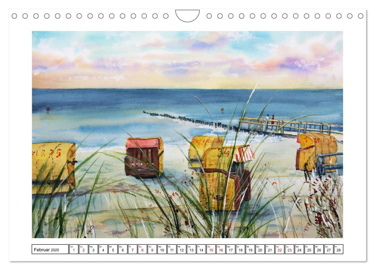 Bild: 9783383980855 | Norddeutschland in Aquarell (Wandkalender 2025 DIN A4 quer),...