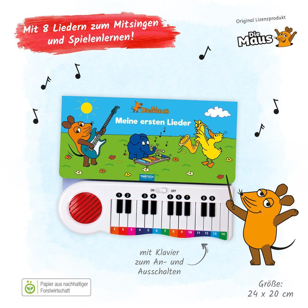 Bild: 9783988021175 | Trötsch Die Maus Klavierbuch Meine ersten Lieder Soundbuch Liederbuch