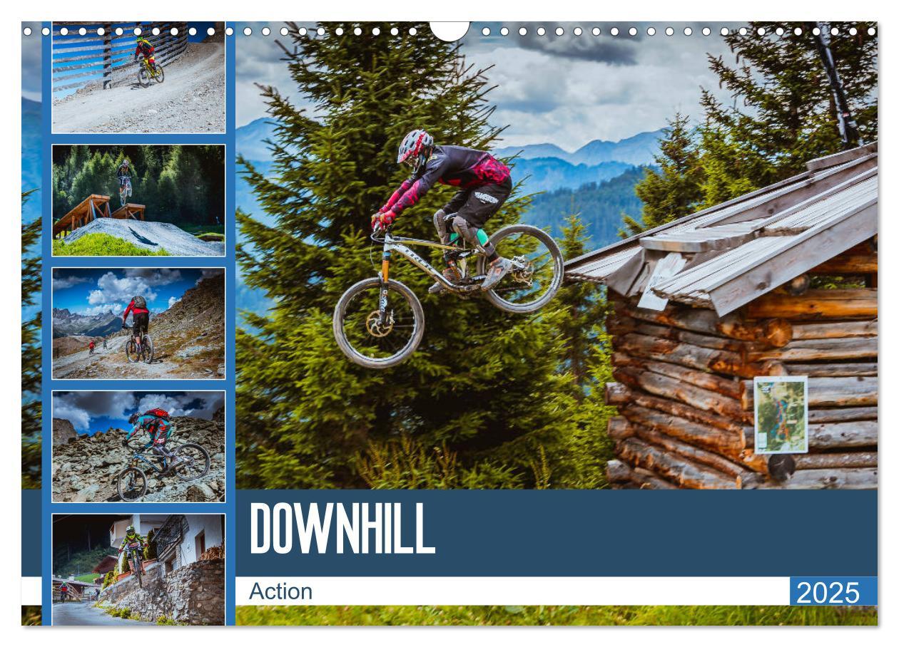 Cover: 9783435433728 | Downhill Action (Wandkalender 2025 DIN A3 quer), CALVENDO...