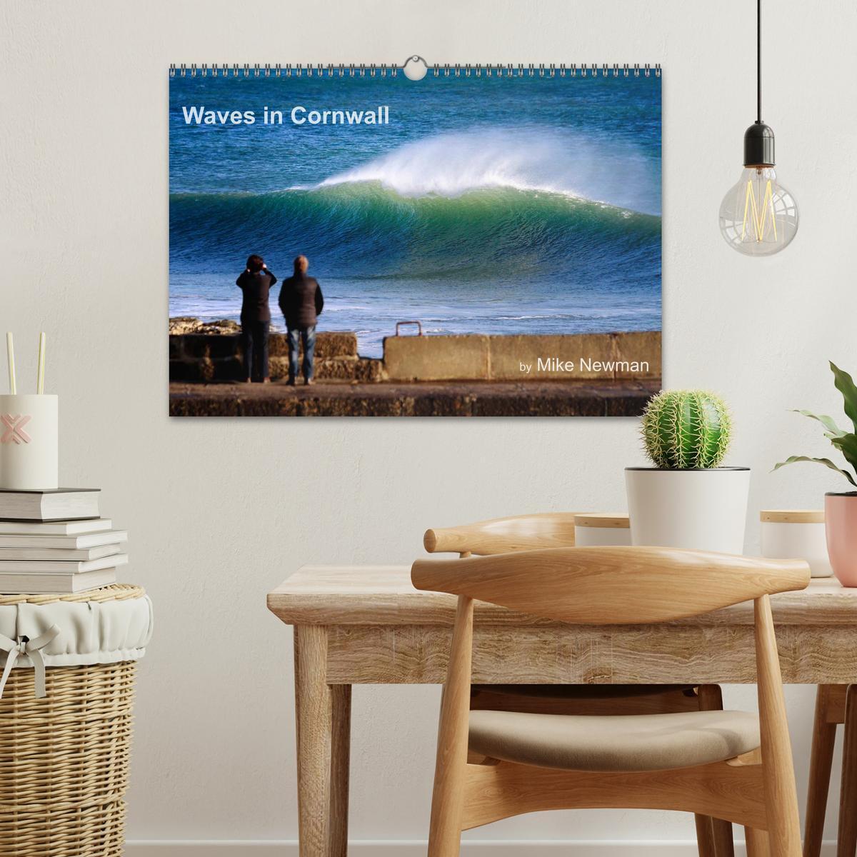 Bild: 9781325953400 | Waves in Cornwall (Wall Calendar 2025 DIN A3 landscape), CALVENDO...