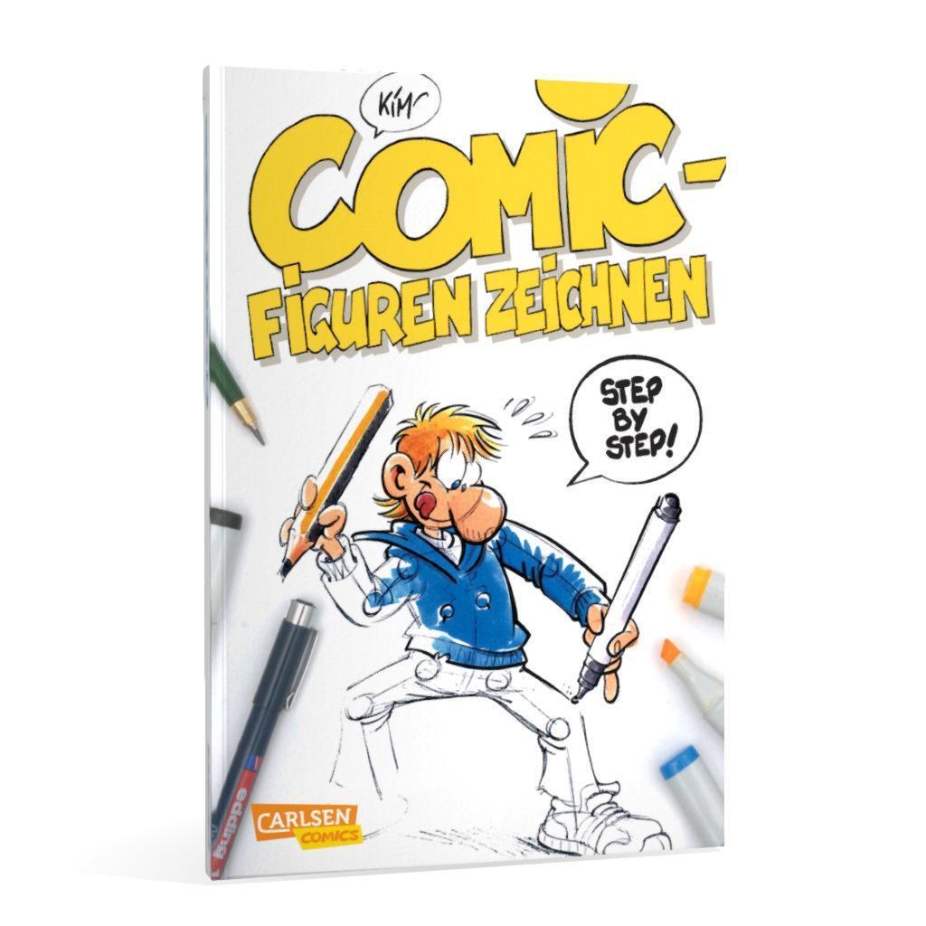 Bild: 9783551768346 | Comic-Figuren zeichnen | Step by Step | Kim Schmidt | Taschenbuch